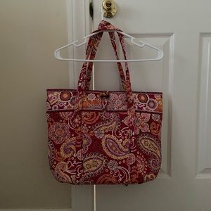 VERA BRADLEY “raspberry fizz” brand new tote bag
